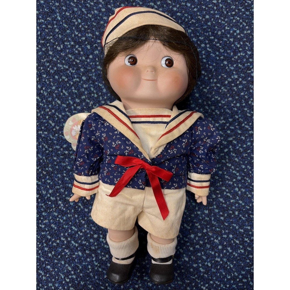 Dolly Dingle 13" House of Global Art Porcelain Doll - Sailor Outfit -1985
